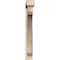 Ekena Millwork Legacy Block Rough Sawn Bracket w/ Offset Brace, Douglas Fir, 6"W x 36"D x 48"H BKT0604X36X48LEC05RDF - alternate 3